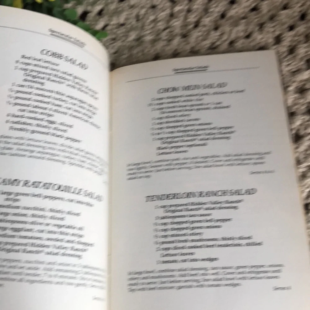 1992 Hidden Valley Ranch Easy Cooking Recipe Book